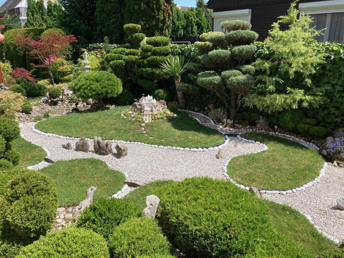 Nyaralo Japankerttel - Apartment With Japanese Garden Balatonmáriafürdő Eksteriør bilde